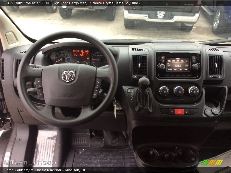 Granite Crystal Metallic / Black 2019 Ram ProMaster 3500 High Roof Cargo Van