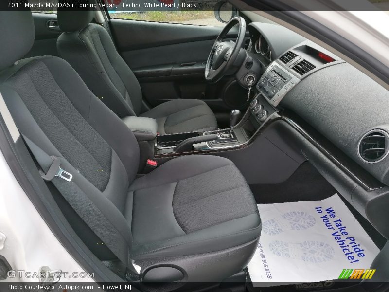 Techno White Pearl / Black 2011 Mazda MAZDA6 i Touring Sedan