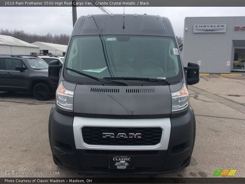 Granite Crystal Metallic / Black 2019 Ram ProMaster 3500 High Roof Cargo Van