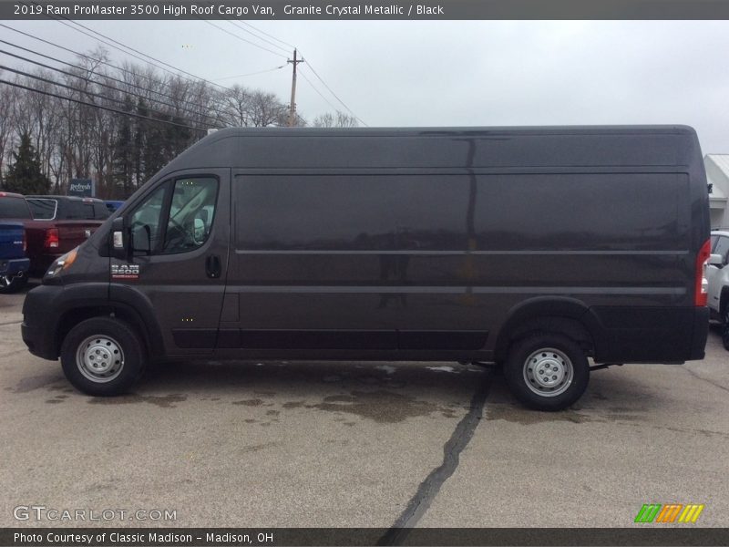 Granite Crystal Metallic / Black 2019 Ram ProMaster 3500 High Roof Cargo Van