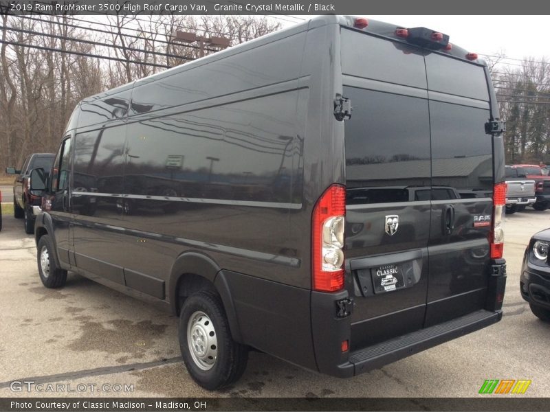 Granite Crystal Metallic / Black 2019 Ram ProMaster 3500 High Roof Cargo Van