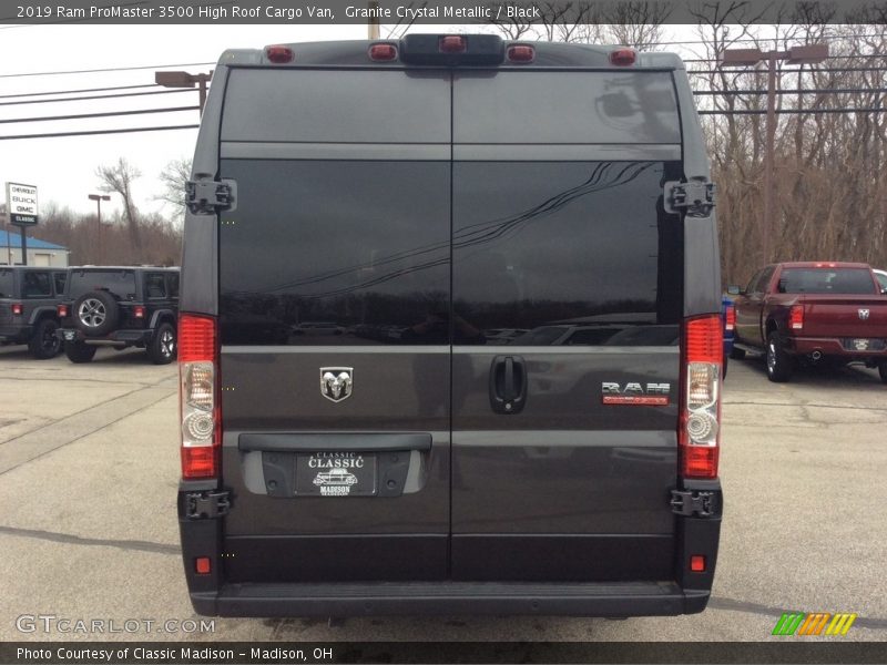Granite Crystal Metallic / Black 2019 Ram ProMaster 3500 High Roof Cargo Van