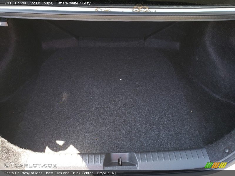 Taffeta White / Gray 2013 Honda Civic LX Coupe