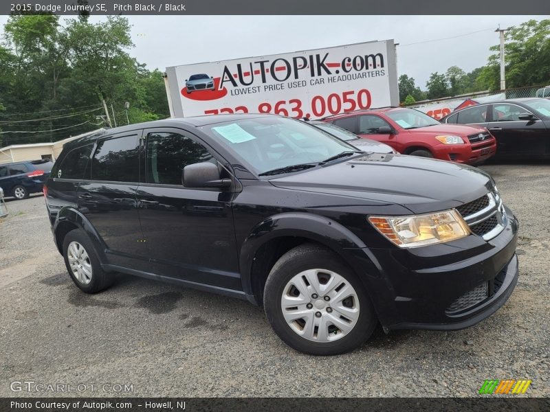 Pitch Black / Black 2015 Dodge Journey SE