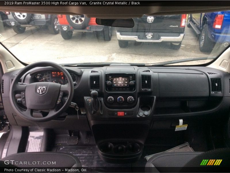 Granite Crystal Metallic / Black 2019 Ram ProMaster 3500 High Roof Cargo Van