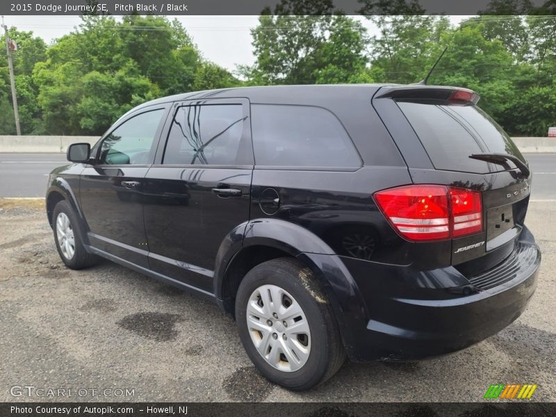 Pitch Black / Black 2015 Dodge Journey SE