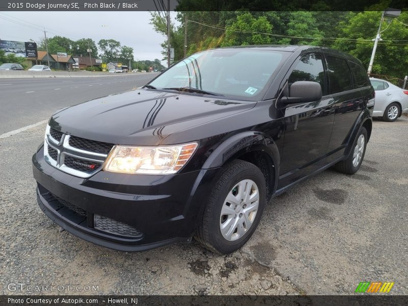 Pitch Black / Black 2015 Dodge Journey SE