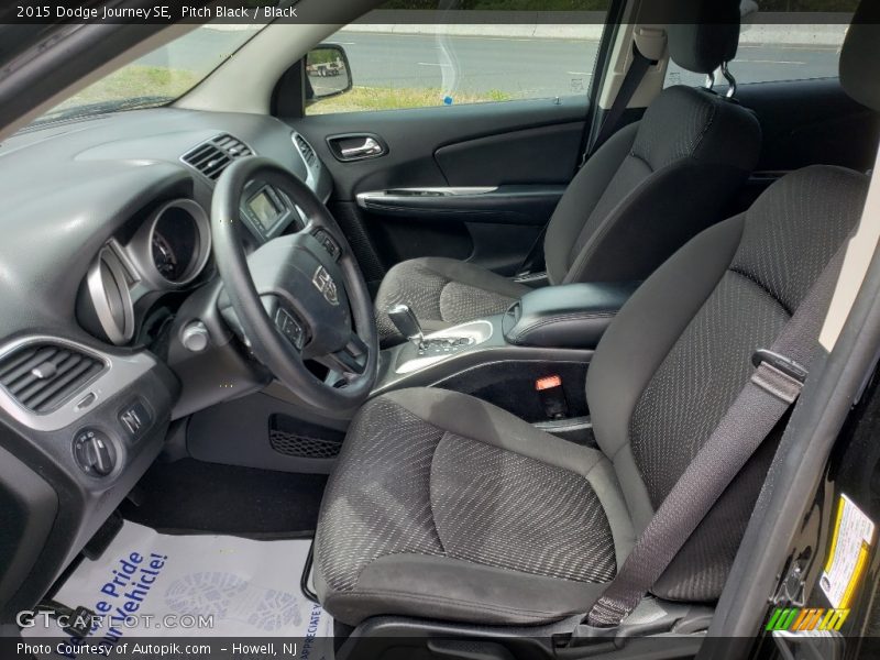 Pitch Black / Black 2015 Dodge Journey SE