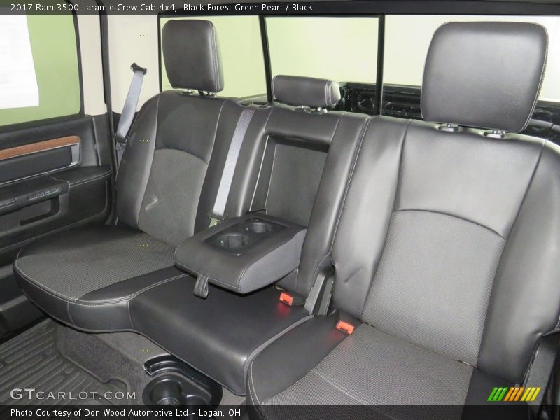 Rear Seat of 2017 3500 Laramie Crew Cab 4x4