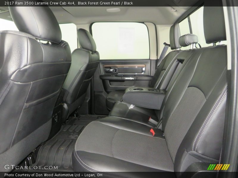 Rear Seat of 2017 3500 Laramie Crew Cab 4x4