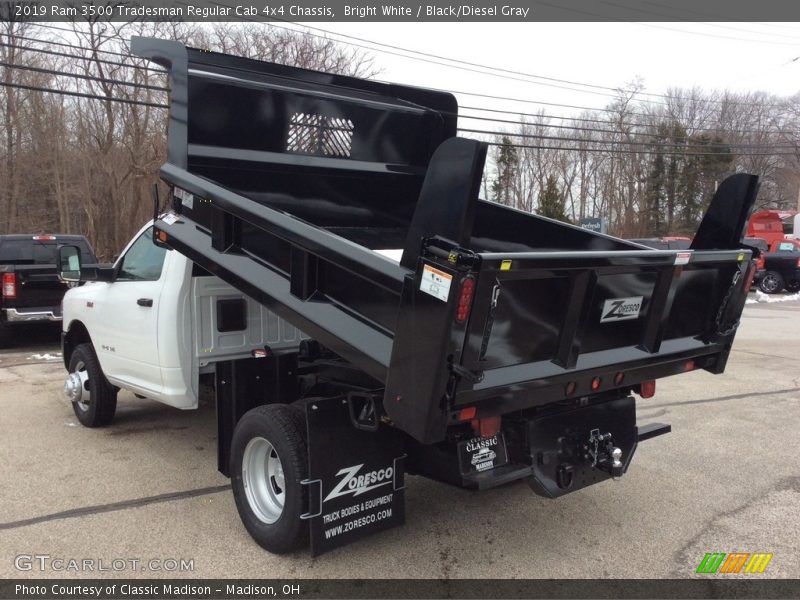 Bright White / Black/Diesel Gray 2019 Ram 3500 Tradesman Regular Cab 4x4 Chassis