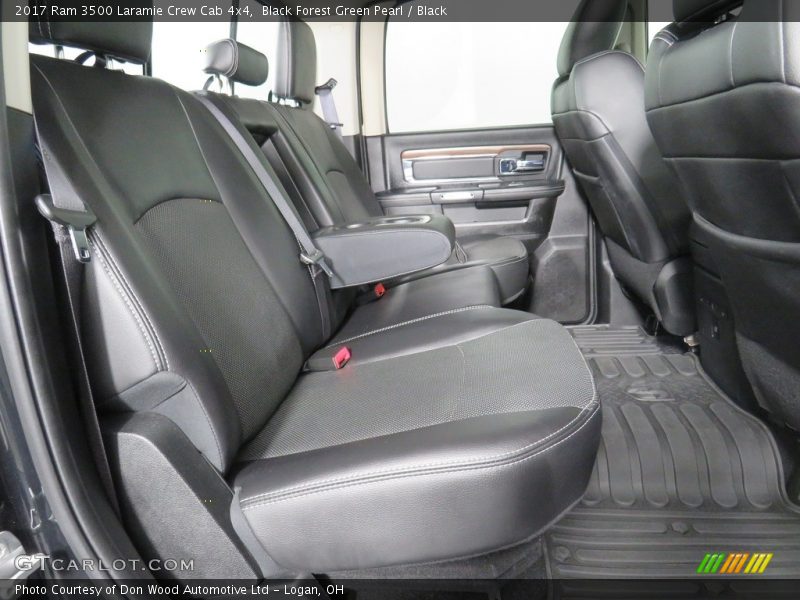 Rear Seat of 2017 3500 Laramie Crew Cab 4x4