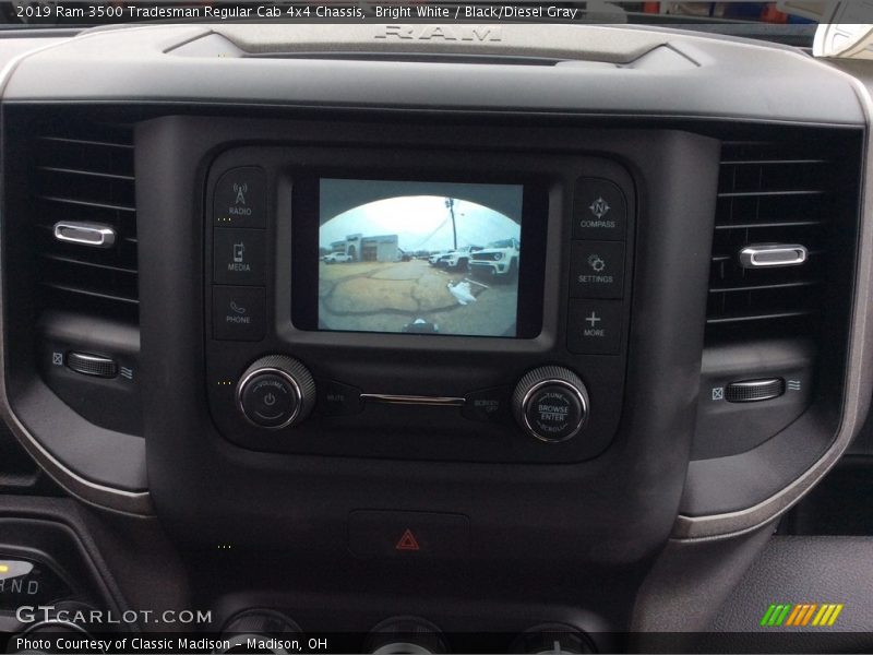 Bright White / Black/Diesel Gray 2019 Ram 3500 Tradesman Regular Cab 4x4 Chassis