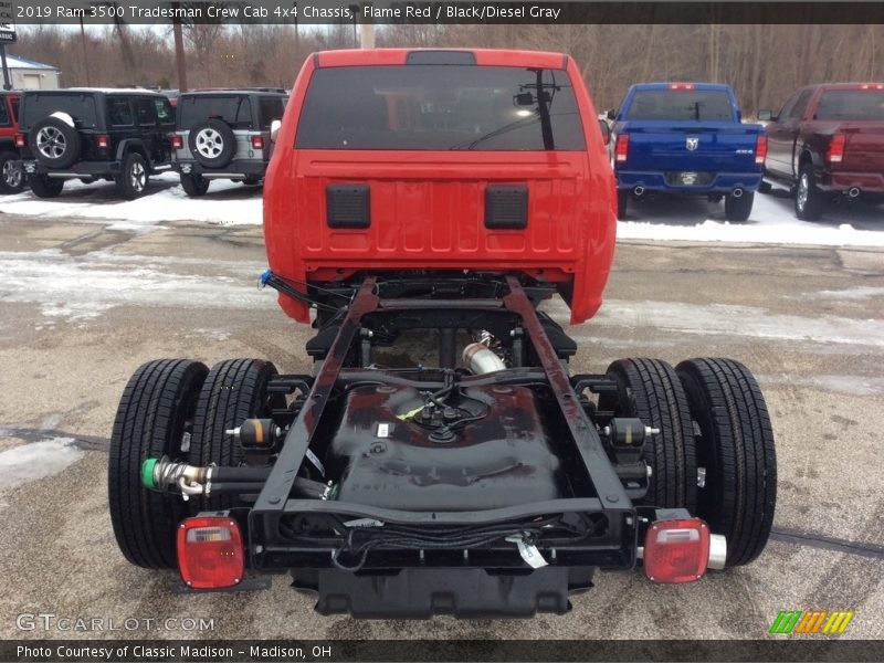 Flame Red / Black/Diesel Gray 2019 Ram 3500 Tradesman Crew Cab 4x4 Chassis