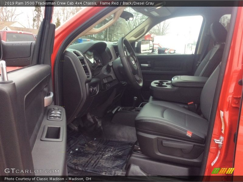 Flame Red / Black/Diesel Gray 2019 Ram 3500 Tradesman Crew Cab 4x4 Chassis