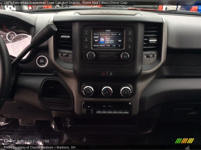 Flame Red / Black/Diesel Gray 2019 Ram 3500 Tradesman Crew Cab 4x4 Chassis