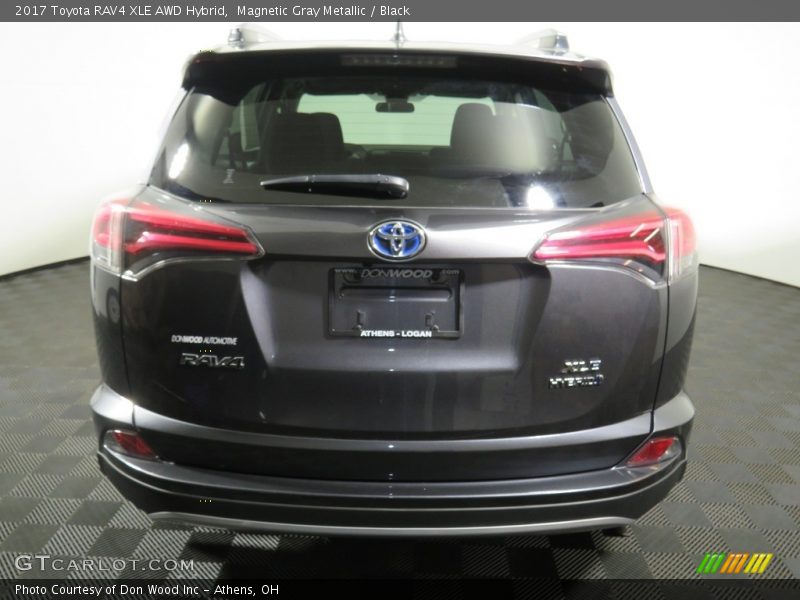 Magnetic Gray Metallic / Black 2017 Toyota RAV4 XLE AWD Hybrid