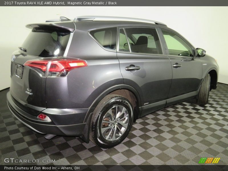 Magnetic Gray Metallic / Black 2017 Toyota RAV4 XLE AWD Hybrid