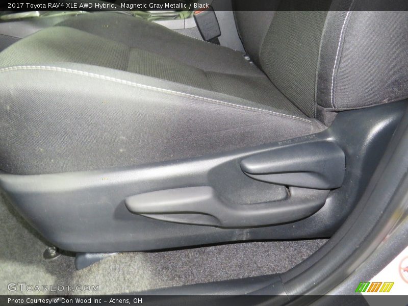 Magnetic Gray Metallic / Black 2017 Toyota RAV4 XLE AWD Hybrid