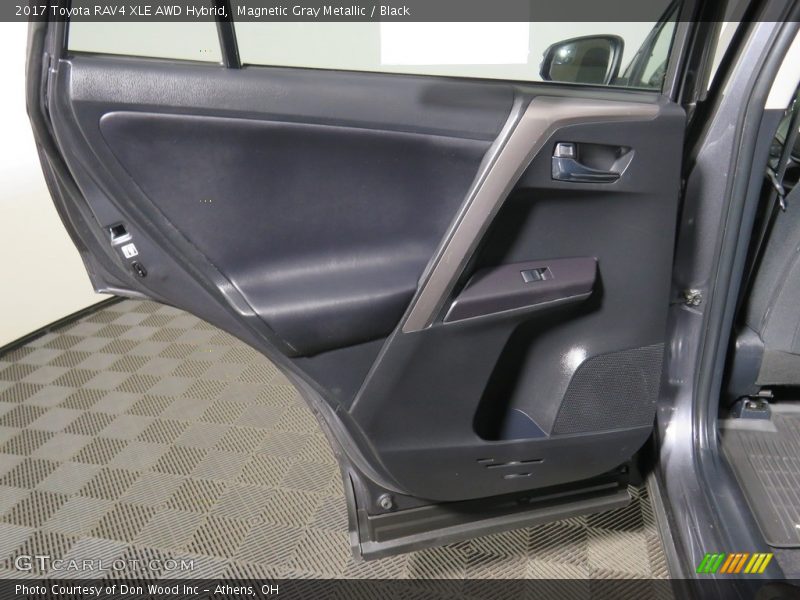 Magnetic Gray Metallic / Black 2017 Toyota RAV4 XLE AWD Hybrid
