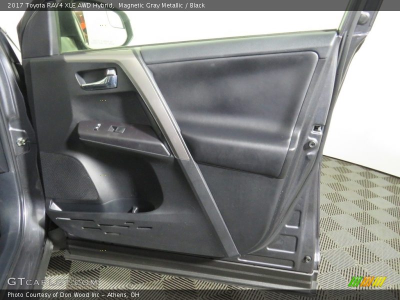 Magnetic Gray Metallic / Black 2017 Toyota RAV4 XLE AWD Hybrid