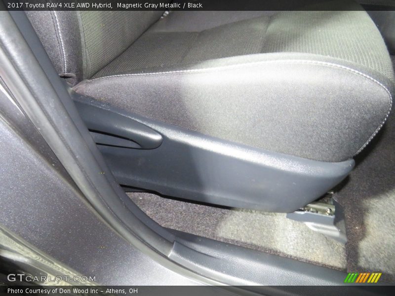 Magnetic Gray Metallic / Black 2017 Toyota RAV4 XLE AWD Hybrid