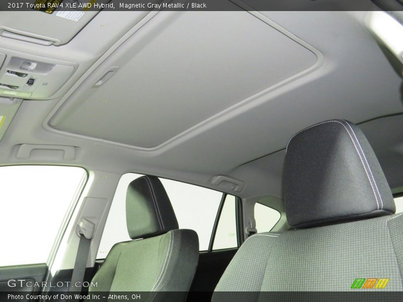 Magnetic Gray Metallic / Black 2017 Toyota RAV4 XLE AWD Hybrid