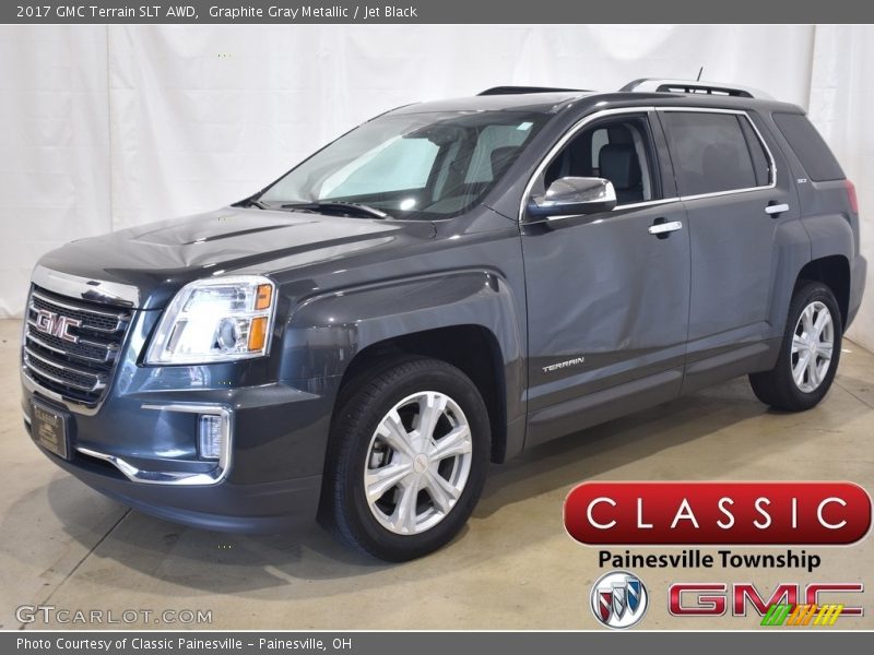 Graphite Gray Metallic / Jet Black 2017 GMC Terrain SLT AWD
