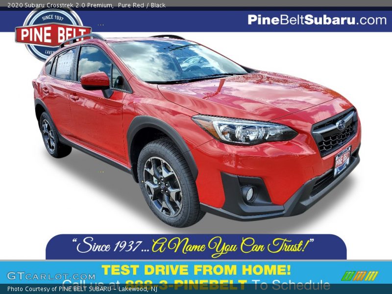 Pure Red / Black 2020 Subaru Crosstrek 2.0 Premium