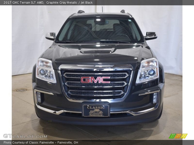 Graphite Gray Metallic / Jet Black 2017 GMC Terrain SLT AWD
