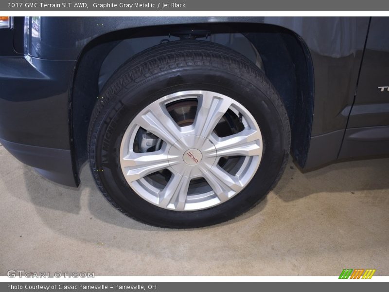 Graphite Gray Metallic / Jet Black 2017 GMC Terrain SLT AWD