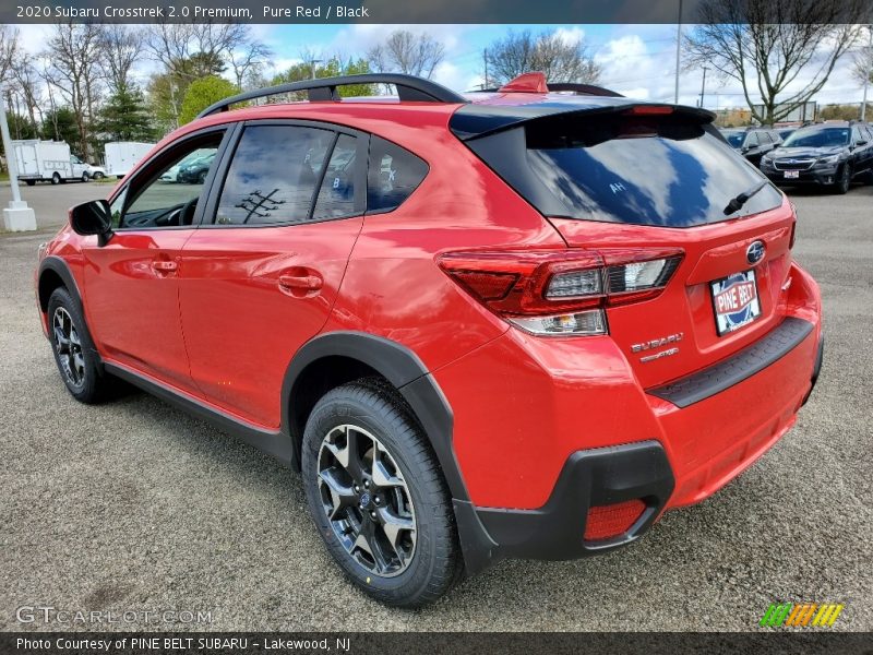 Pure Red / Black 2020 Subaru Crosstrek 2.0 Premium