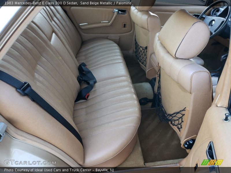 Rear Seat of 1983 E Class 300 D Sedan