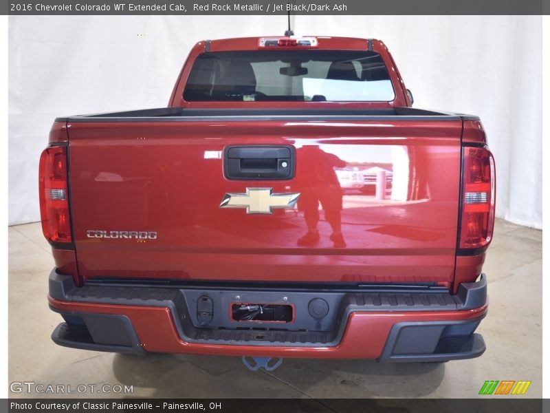 Red Rock Metallic / Jet Black/Dark Ash 2016 Chevrolet Colorado WT Extended Cab