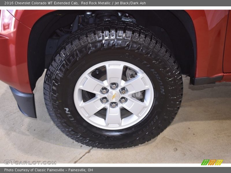 Red Rock Metallic / Jet Black/Dark Ash 2016 Chevrolet Colorado WT Extended Cab