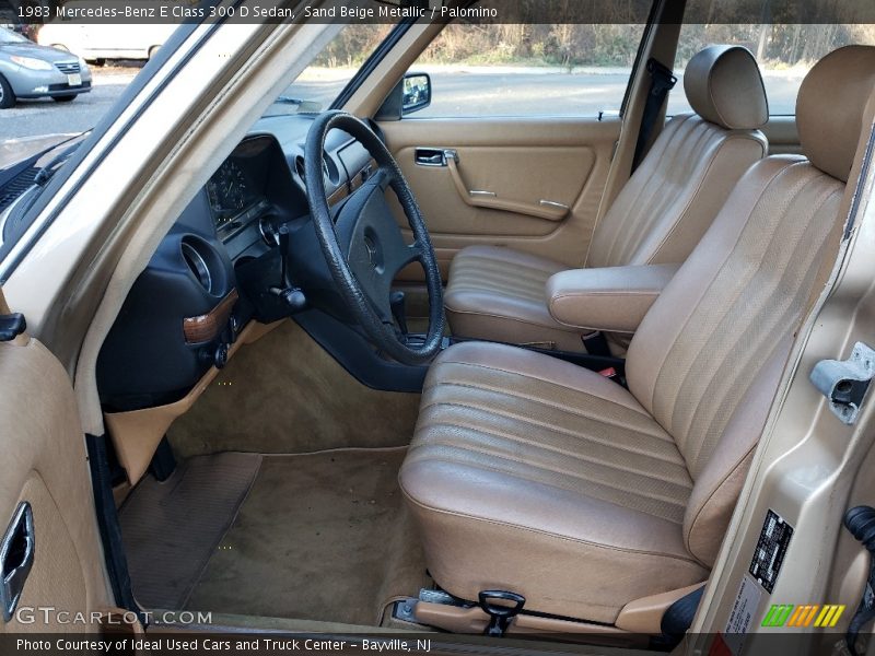 Front Seat of 1983 E Class 300 D Sedan