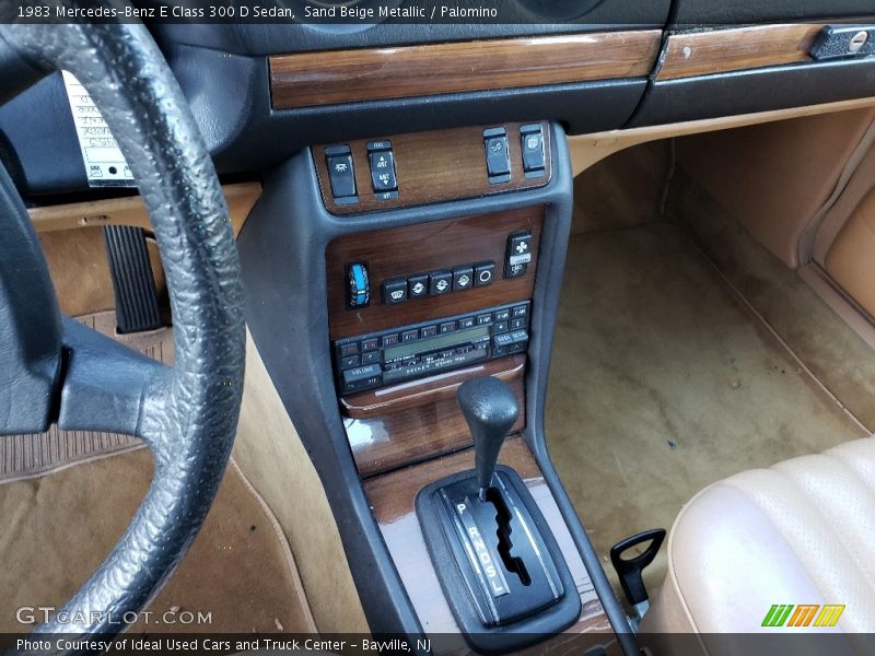 Controls of 1983 E Class 300 D Sedan