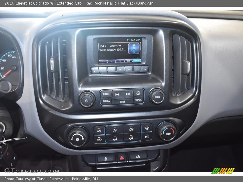 Red Rock Metallic / Jet Black/Dark Ash 2016 Chevrolet Colorado WT Extended Cab