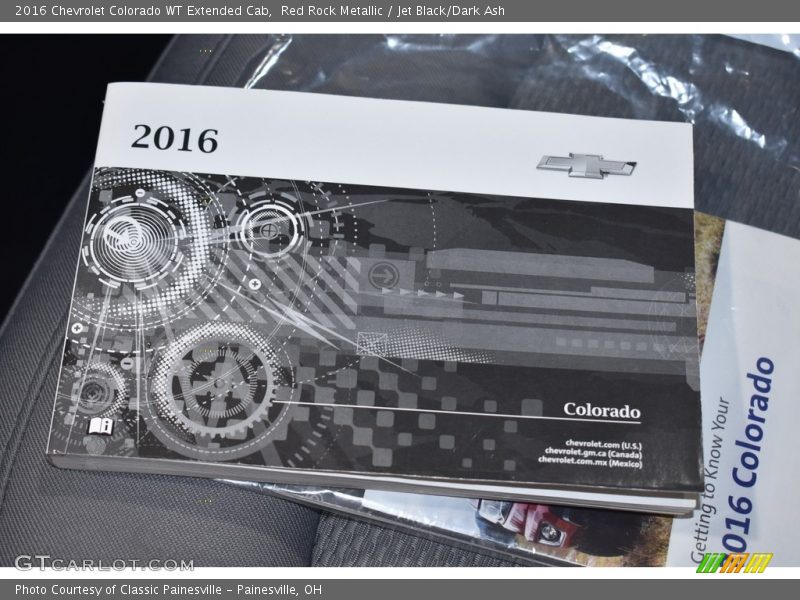 Red Rock Metallic / Jet Black/Dark Ash 2016 Chevrolet Colorado WT Extended Cab