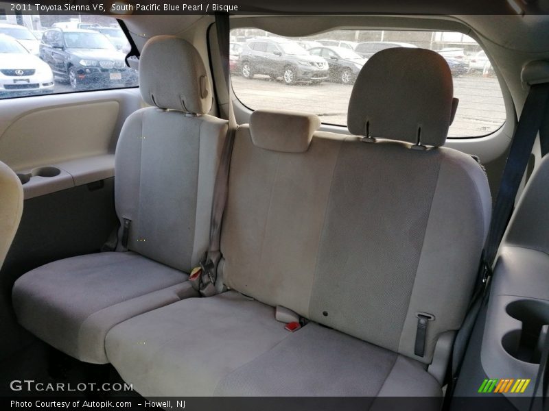 South Pacific Blue Pearl / Bisque 2011 Toyota Sienna V6