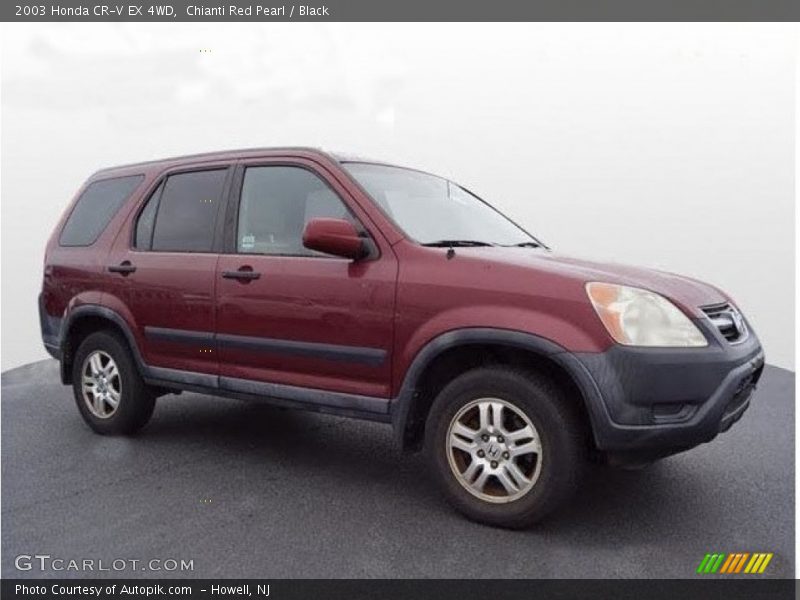 Chianti Red Pearl / Black 2003 Honda CR-V EX 4WD