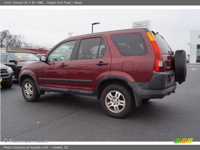 Chianti Red Pearl / Black 2003 Honda CR-V EX 4WD