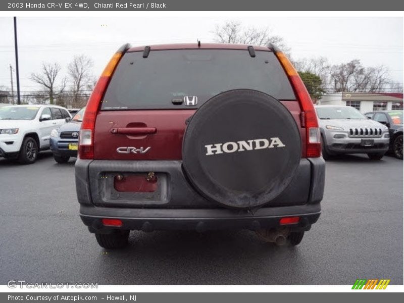Chianti Red Pearl / Black 2003 Honda CR-V EX 4WD
