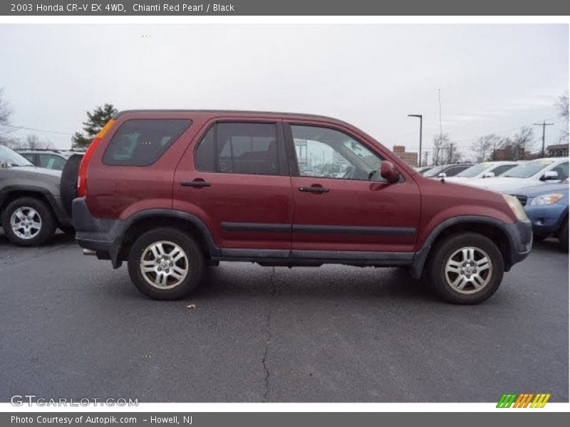 Chianti Red Pearl / Black 2003 Honda CR-V EX 4WD