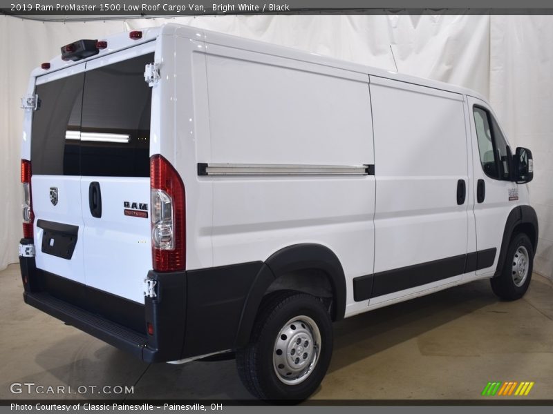 Bright White / Black 2019 Ram ProMaster 1500 Low Roof Cargo Van