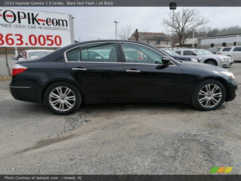 Black Noir Pearl / Jet Black 2010 Hyundai Genesis 3.8 Sedan