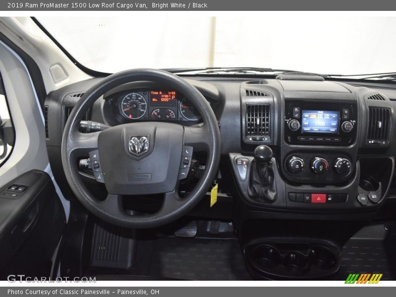 Bright White / Black 2019 Ram ProMaster 1500 Low Roof Cargo Van
