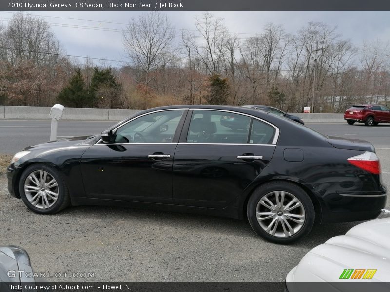Black Noir Pearl / Jet Black 2010 Hyundai Genesis 3.8 Sedan