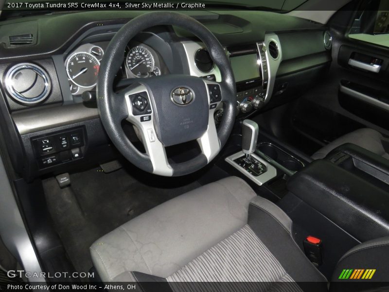 Silver Sky Metallic / Graphite 2017 Toyota Tundra SR5 CrewMax 4x4