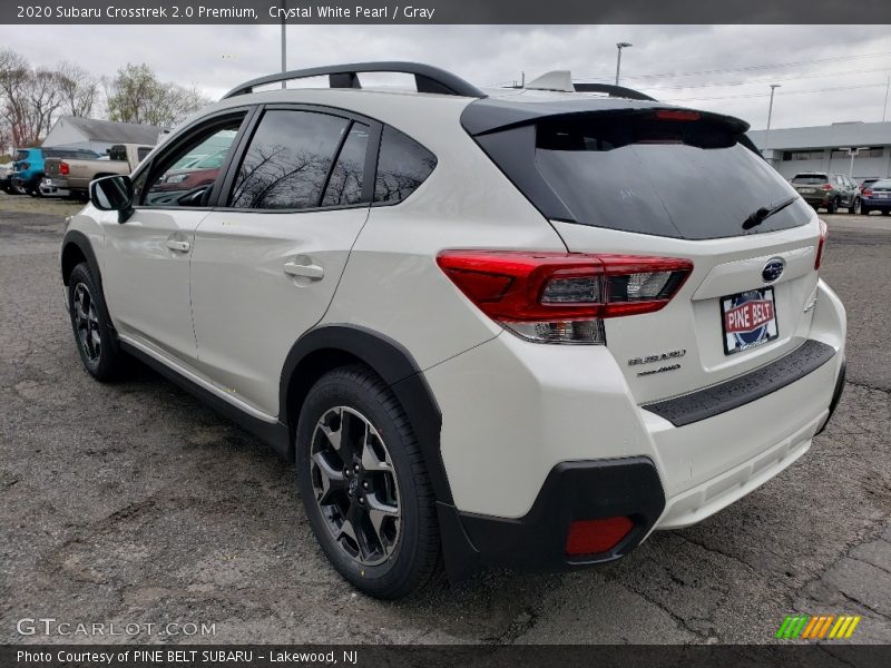 Crystal White Pearl / Gray 2020 Subaru Crosstrek 2.0 Premium